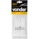 Abra�adeira de nylon 100 x 2,5mm branca com 20 pe�as