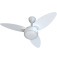 Ventilador de teto 3 p�s Inverter dupla face branco/cinza com controle remoto - Elluz  110V/220V
