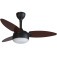 Ventilador de teto 3 p�s dupla face com controle remoto - Elluz Inverter  110V/220V
