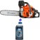 Kit motosserra a gasolina 35 cc com sabre de 14