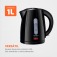 Chaleira el�trica 1 litro 1.200 watts Pratic Hot - CE-07  110V