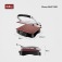 Sanduicheira Grill antiaderente 1.800 watts Press Grill Red Ceramic - PG-02  110V
