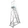 Escada plataforma de alum�nio 3.25 m c/ 12 degraus + patamar 
