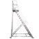 Escada plataforma de alum�nio 3.25 m c/ 12 degraus + patamar 