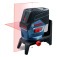 N�vel a laser 2 linhas 2 pontos de prumo alcance 20 m com acess�rios e maleta - GCL 2-50 C