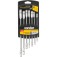 Jogo de chave combinada com catraca de 8 a 19 mm com 7 pe�as