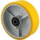 Rod�zio de poliuretano e ferro fundido, 150 mm x 50 mm, 6