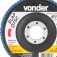 Disco de lixa flap disc c�nico 4 1/2