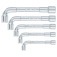 Jogo de chave biela com furo passante 10 a 17 mm 5 pe�as 