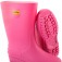 Bota de PVC rosa com forro