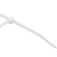 Abra�adeira de nylon branca 4,8 mm x 20 cm com 100 pe�as