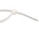 Abra�adeira de nylon branca 2,5 mm x 20 cm com 100 pe�as