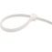 Abra�adeira de nylon branca 2,5 mm x 20 cm com 100 pe�as