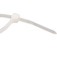Abra�adeira de nylon branca 2,5 x 140 mm  com 100 pe�as