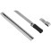 Estilete estreito 9 mm metal trava deslizante