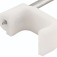 Grampo pl�stico redondo para fios 6 mm
