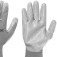 Luva de poli�ster com l�tex nitr�lico tamanho 9 - PNV 0109