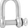 Manilha reta para cabo de a�o 3/8