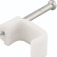 Grampo chato para fios 6 mm cartela com 20 p�s
