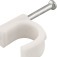 Grampo redondo para fios de 10 mm com 20 pe�as