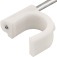 Grampo redondo para fios de 10 mm com 20 pe�as