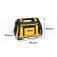 Bolsa em lona 390 x 200 x 300 mm com 30 bolsos - BL050