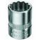 Soquete estriado 11 mm encaixe 1/4
