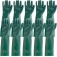 Kit 5 pares de luva pvc lisa com forro de algod�o 65 cm - PLV 0065