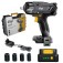 Chave de impacto a bateria 21V encaixe 1/2