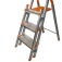 Escada de alum�nio com 3 degraus duplos residencial - EMD003