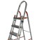 Escada de alum�nio com 6 degraus duplos residencial - EMD006	