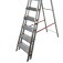 Escada de alum�nio com 7 degraus duplos residencial - EMD007
