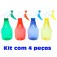 Kit 4 Pulverizadores manuais 550 ml cores sortidas - SX 219
