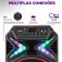 Caixa de som amplificada 700W RMS Bluetooth e FM Connect lights Plus - CM-700  110V/220V