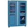 Arm�rio para ferramentas com 3 prateleiras 5 gavetas e portas de vidro - AM-1005