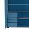 Arm�rio para ferramentas com 3 prateleiras 5 gavetas e portas de vidro - AM-1006