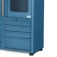Arm�rio para ferramentas com 3 prateleiras 9 gavetas e portas de vidro - AM-1023