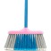 Vassoura dom�stica com cabo 1,20 m floreada - 0.4502