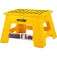 Banqueta pl�stica dobr�vel amarela altura 220 mm