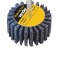 Roda de lixa 40 x 20 mm com haste gr�o 100
