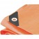 Lona refor�ada de polietileno laranja 8 m x 5 m