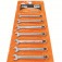 Jogo de chave combinada 6 a 22 mm a�o cromo van�dio com 10 pe�as - 44660210