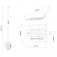 P� de bico com cabo de madeira 120 cm