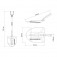 P� de bico com cabo de madeira 71 cm - 77405/434