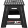 Banqueta pl�stica dobr�vel preta 360 mm