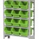 Estante met�lica com 12 gavetas n� 5 verde - EF12/5VD