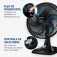 Ventilador de mesa 40 cm 6 p�s com 3 velocidades - VSP-40-AP  110V