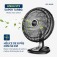 Ventilador de mesa 50 cm 8 p�s 3 velocidades Turbo - VTX-50-8P  110V