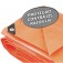 Lona refor�ada de polietileno laranja 12 m x 6 m