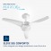 Ventilador de teto 3 p�s branco Maxi Air - VTE-01  220V